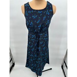Speechless Girls Navy Blue Floral Sleeveless Dress Size 10 Kids